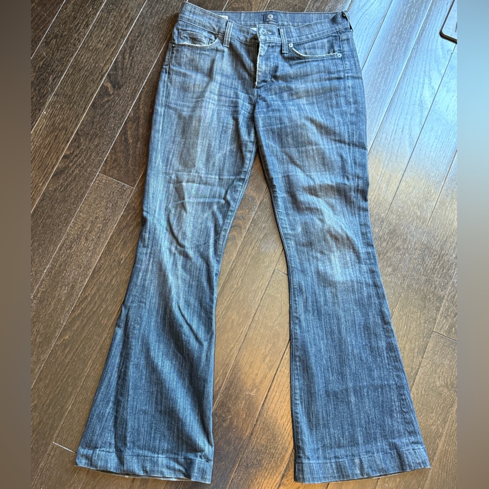 Citizen of Humanity Dark Blue Denim bell bottom Jeans